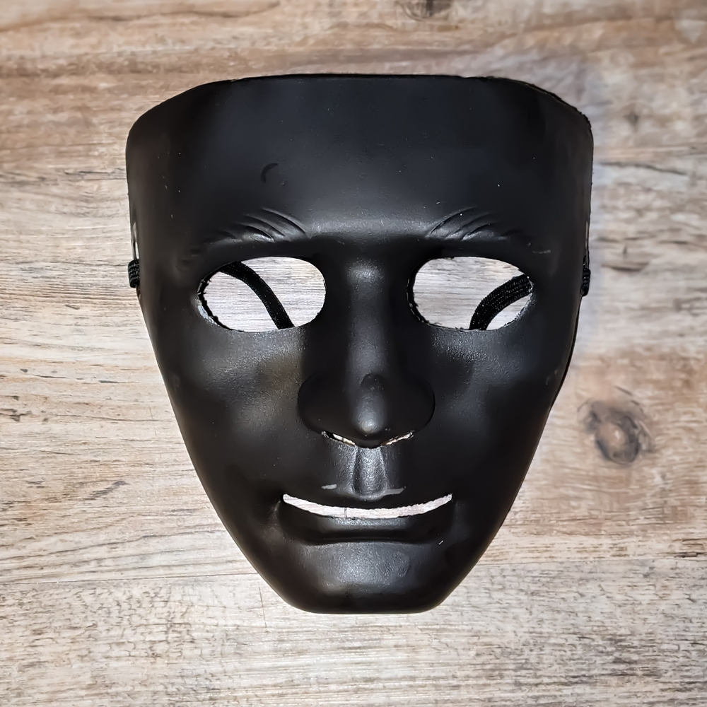 Solid Black Halloween Masks | DIY Plain Mask - Picture 6 of 6